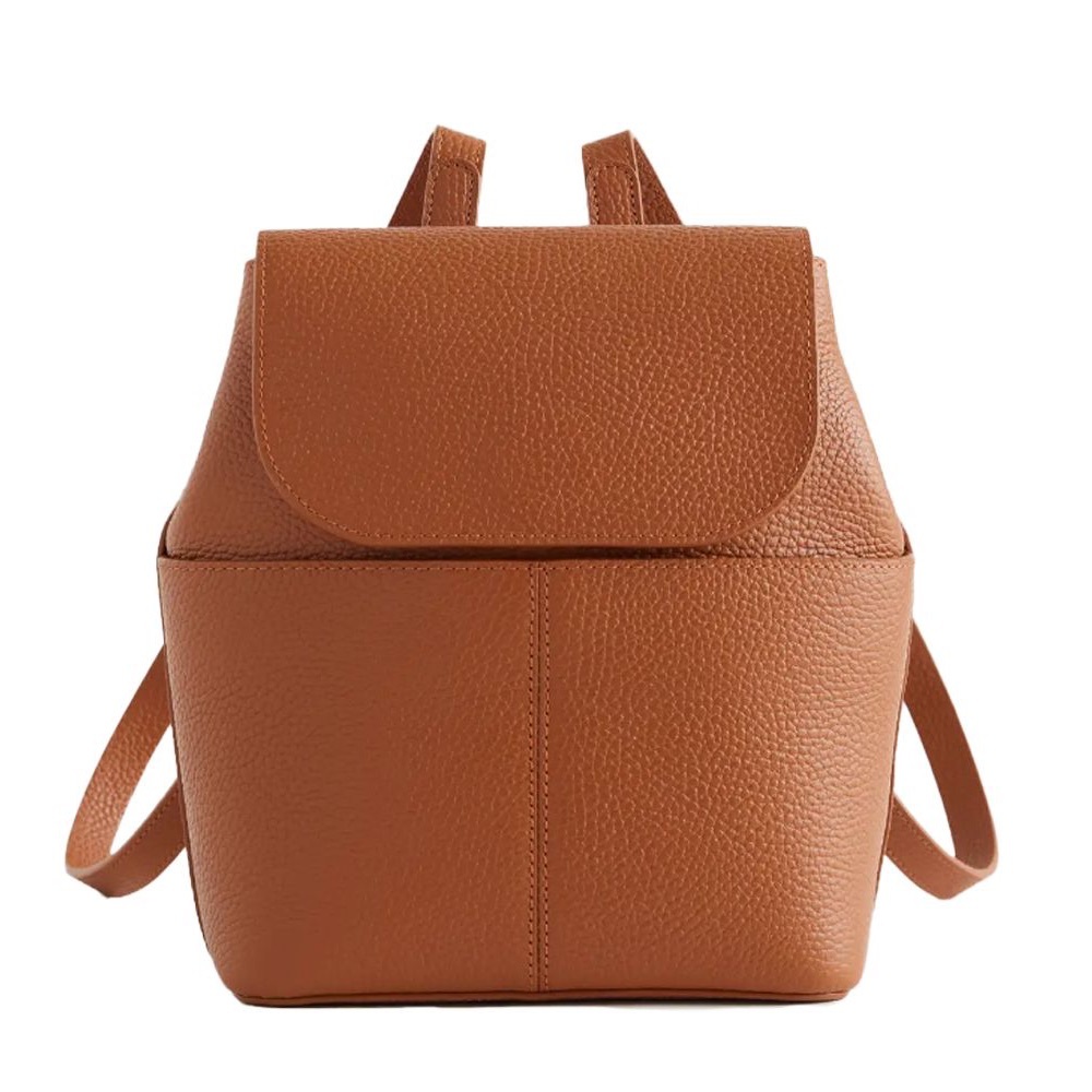 Quince Italian Leather Small Backpack